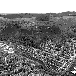 View of Downtown Roanoke, Virginia.